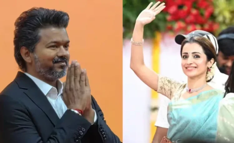বিজয়ের শপথে অনুপস্থিত স্ত্রী-সন্তান, সামনের সারিতে তৃষা