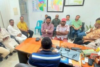 আইনশৃঙ্খলা পরিস্থিতি নিয়ে সাংবাদিকদের সাথে শ্রীমঙ্গল থানায় ওসির মতবিনিময়