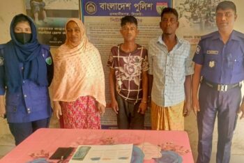 ওসমানীনগরে ইয়াবা ব্যবসায়ী স্বামী-স্ত্রীসহ ৩ জন গ্রেফতার