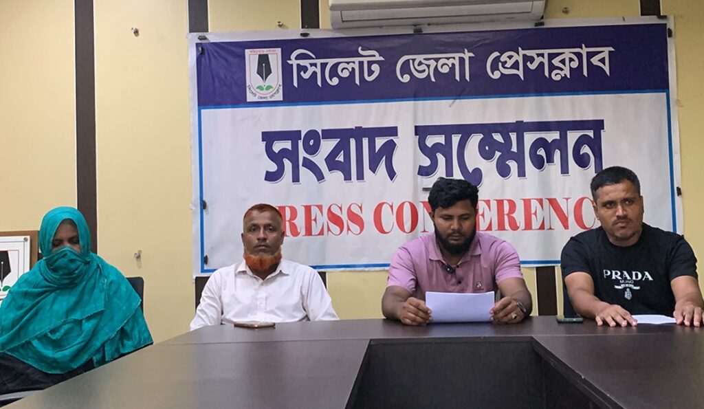 গোলাপগঞ্জে জমি দখল নিতে এএসআই’র নেতৃত্বে হামলার অভিযোগ