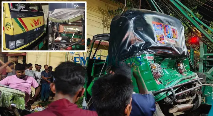 সিলেটে ভয়াবহ দু/র্ঘ/টনা: ত্রিমুখী সংঘর্ষে ৬ জন আ/হ/ত, চালক পলাতক