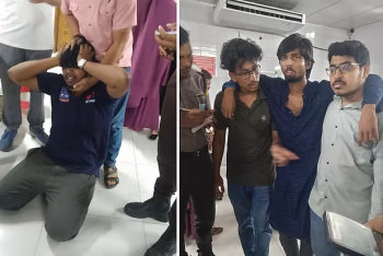 শাহবাগে ডাকসু নেতা এ বি জুবায়ের ও মুসাদ্দিকের ওপর হামলা
