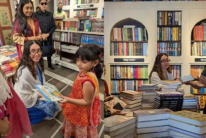 বাতিঘরে জাইমা রহমান, কোন লেখকের বই কিনলেন?