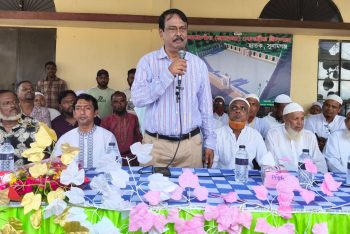 ছাতকে ঈদগাহ পরিদর্শনে এমপি মিলন