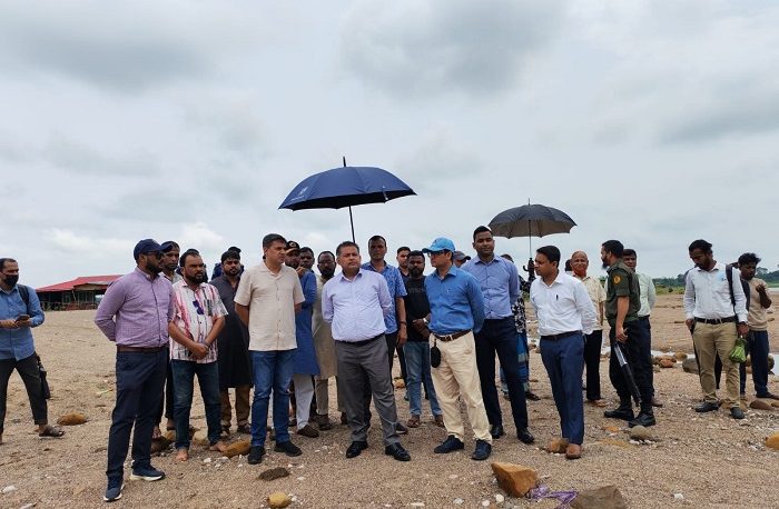 বিছনাকান্দি কোয়ারি পরিদর্শনে বিশেষজ্ঞ টিম