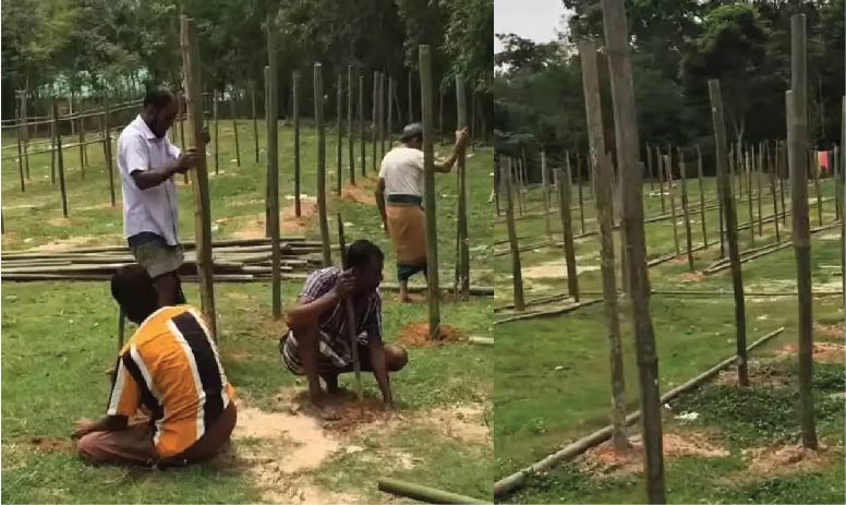 গোলাপগঞ্জে প্রস্তুত হচ্ছে পশুর হাটগুলো