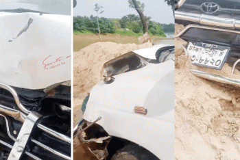 জৈন্তাপুরে বাসের পেছনে দাঁড়িয়ে থাকা বৃদ্ধকে পিষল নোহা