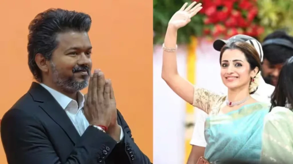বিজয়ের শপথে অনুপস্থিত স্ত্রী-সন্তান, সামনের সারিতে তৃষা