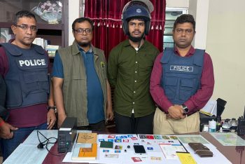 বড়লেখায় সীমান্ত দিয়ে পালানোর সময় নিষিদ্ধ উগ্রবাদী সংগঠনের সদস্য গ্রেফতার