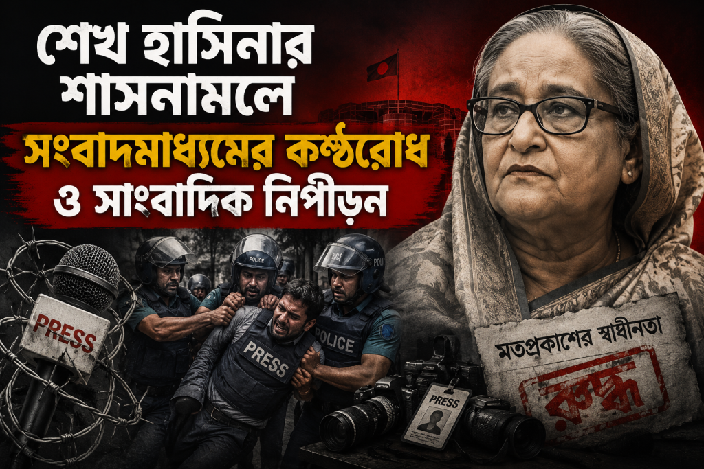 সংবাদমাধ্যমের কণ্ঠরোধ ও সাংবাদিক নিপীড়ন