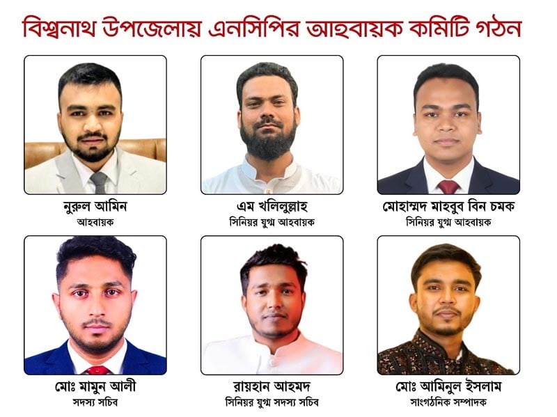 বিশ্বনাথে এনসিপি’র আহবায়ক কমিটি গঠন