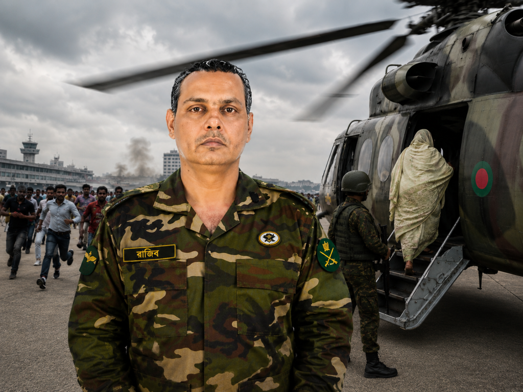 শেখ হাসিনাকে রক্ষাকারী সেনাকর্তার পদোন্নাতি!