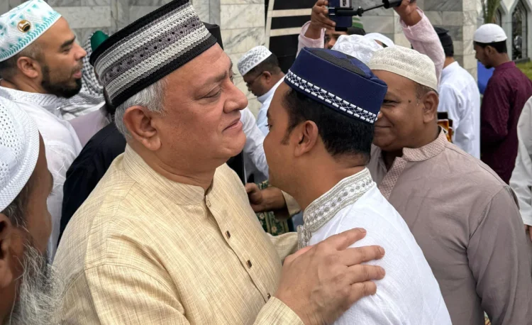 ঈদগাহে নির্যাতিত মুসলমানদের স্মরণ করলেন এমপি নাসের