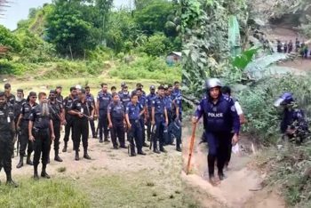 জঙ্গল সলিমপুরে যৌথ বাহিনীর ক্যাম্পে সন্ত্রাসীদের হামলা