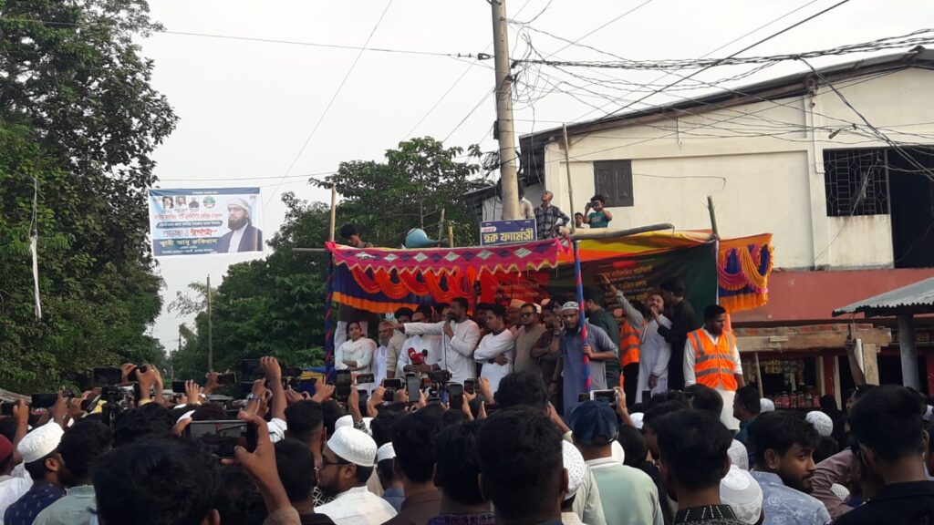 কুলাউড়ায় সীমান্তে নিহত মুজিবুর রহমানের বাড়িতে নাসীরুদ্দীন পাটওয়ারী ও সারজিস আলম