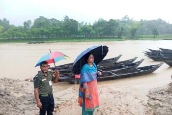 জৈন্তাপুরে অবৈধ বালু-পাথর উত্তোলনে জরিমানা
