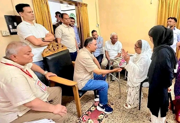 মৌলভীবাজারের খালেদা রাব্বানীর বাসায় প্রধানমন্ত্রী