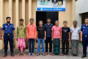 রাজনগরে সাজাপ্রাপ্ত দুই আসামিসহ ৭ জন গ্রেফতার