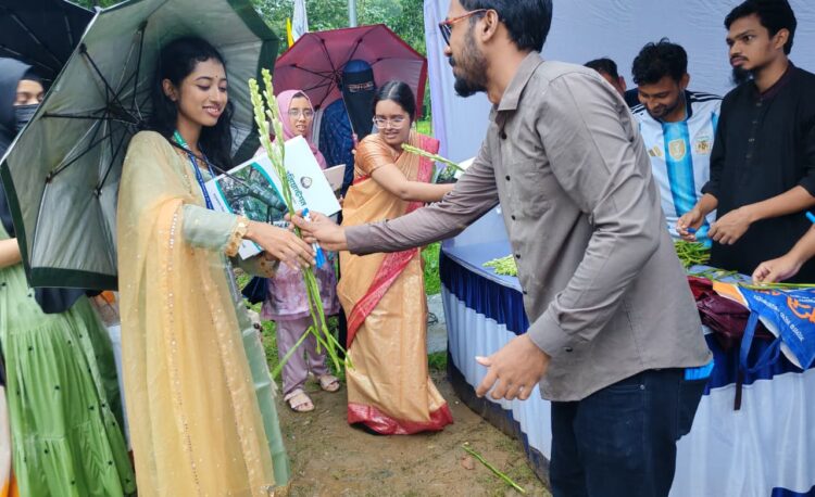 র‍্যাগিংমুক্ত ক্যাম্পাসের প্রত্যয়ে নবীনদের বরণ করল শাবিপ্রবি ছাত্রদল