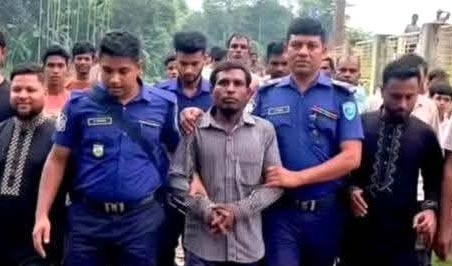 জুড়ীতে স্ত্রীকে গলা কেটে হত্যা ,থানায় আত্মসমর্পণ স্বামীর