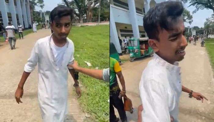 থানায় রক্ষা পেলেও ডিসি অফিসে মার খেলেন সেই ‘সমন্বয়ক’ মাহাদী