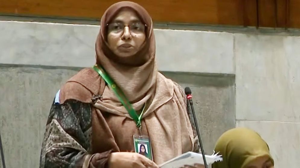 জুলাই যোদ্ধাদের রাজনৈতিক সুরক্ষা চান জামায়াতের নারী এমপি