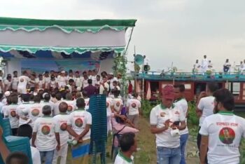 টাঙ্গুয়ার হাওরে বিএনপির মিলনমেলা