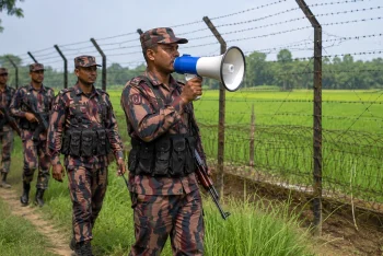 সিলেট সীমান্তে ‘পুশ-ইন’ আশঙ্কা: বিজিবির মাইকিং ও নিরাপত্তা জোরদার