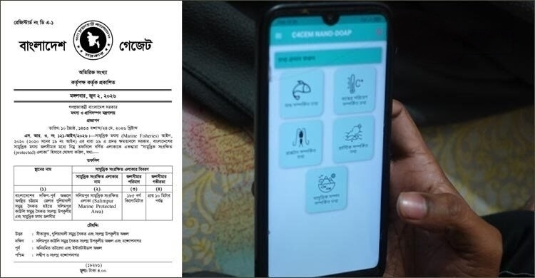 শাবিপ্রবির অ্যাপে সংরক্ষিত হলো দেশের দুই সামুদ্রিক এলাকা
