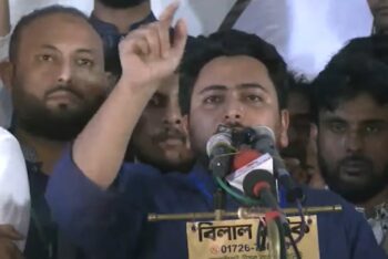 সরকারের সমালোচনা করলে চোখ উপড়ে ফেলা হচ্ছে: কানাইঘাটে নাহিদ