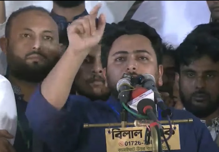 সরকারের সমালোচনা করলে চোখ উপড়ে ফেলা হচ্ছে: কানাইঘাটে নাহিদ