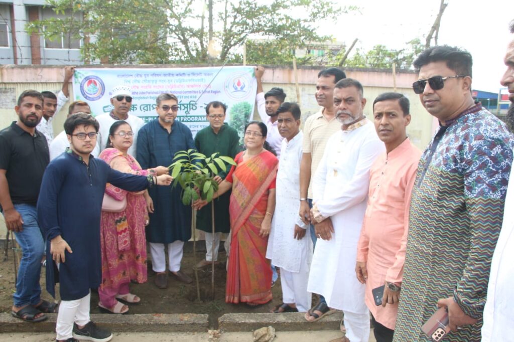 সিলেটে বাংলাদেশ বৌদ্ধ যুব পরিষদের বার্ষিক বৃক্ষরোপণ কর্মসূচি