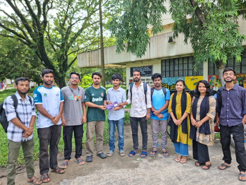 স্বপ্নোত্থানের সহায়তায় শাবিপ্রবি শিক্ষার্থীর চিকিৎসায় ৩০ হাজার টাকা