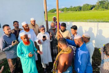 বিশ্বনাথে উপদেষ্টা হুমায়ূন কবিরের উদ্যোগে মসজিদে নলকূপ স্থাপন