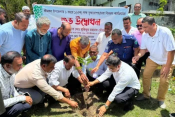 শ্রীমঙ্গলে বছরে ১ লাখ বৃক্ষরোপণ কর্মসূচি উদ্বোধন