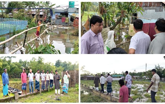 জৈন্তাপুরে জলাবদ্ধতায় পানিবন্দী ১০০ পরিবার, স্থায়ী সমাধান কবে?