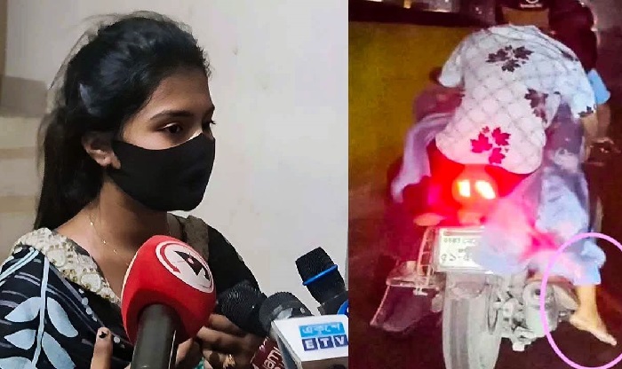 আমি নিজেই মদ খেয়েছি, পুলিশকে সেই তরুণী