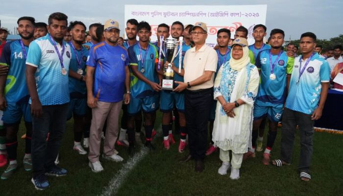 চট্টগ্রামকে হারিয়ে আইজিপি কাপ ফুটবলে চ্যাম্পিয়ন সিলেট রেঞ্জ