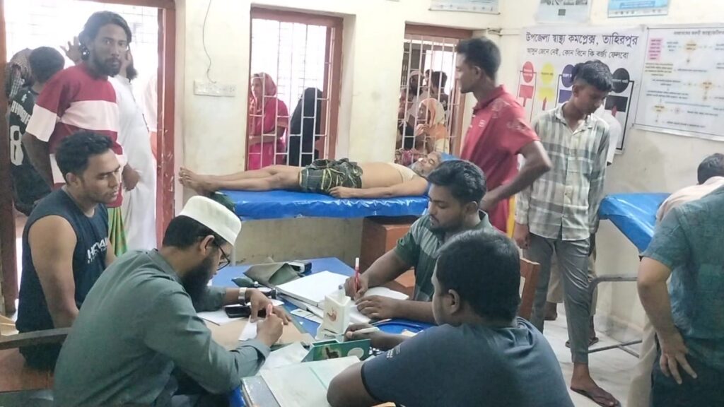 তাহিরপুরে শিশুদের ফুটবল খেলা কেন্দ্র করে যুবক খুন