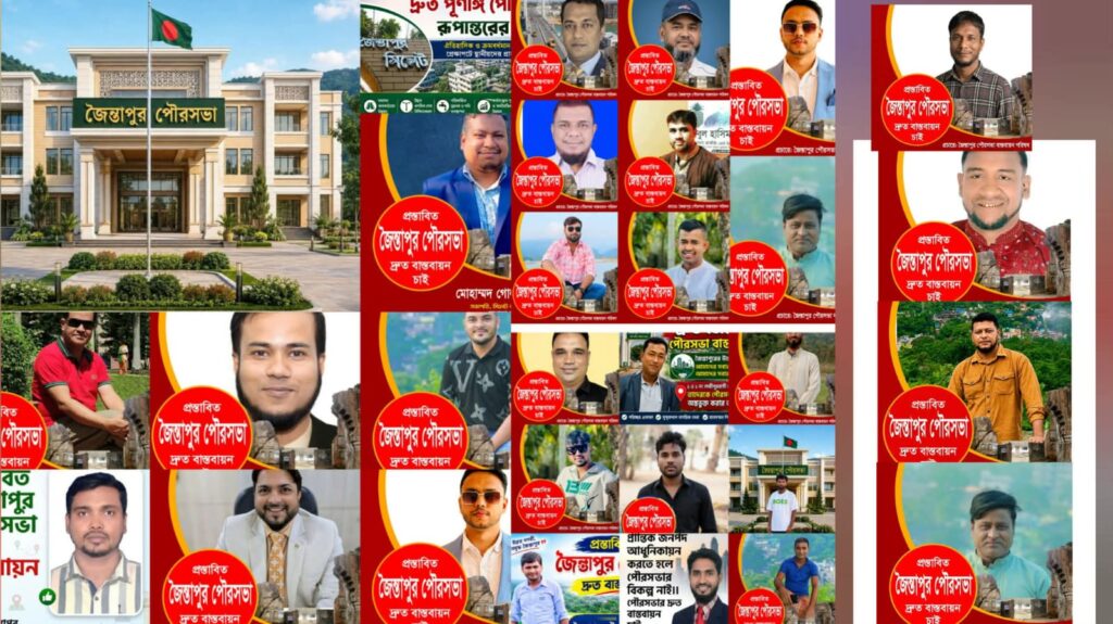 জৈন্তাপুর পৌরসভা নিয়ে সোশ্যাল মিডিয়ায় ঝড়, দ্রুত বাস্তবায়নের দাবি