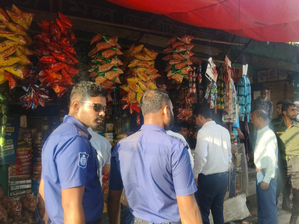জকিগঞ্জের শাহগলি বাজারে ৬ হাজার টাকা জরিমানা