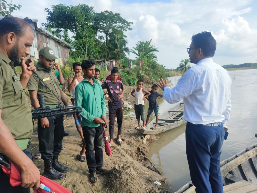 জকিগঞ্জের বারহালের বালুমহালে উপজেলা প্রশাসনের অভিযান 