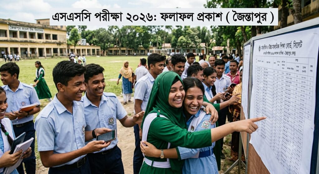 জৈন্তাপুরে এসএসসি ও সমমানে পাসের হার ৬১.৮১ শতাংশ