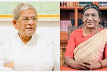 নতুন রাষ্ট্রপতি মির্জা ফখরুলকে ভারতের রাষ্ট্রপতির অভিনন্দন