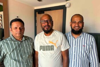 প্যারিসে ফয়সল আহমদের সাথে ‘আমার সিলেট’ সম্পাদকের সৌজন্য সাক্ষাৎ