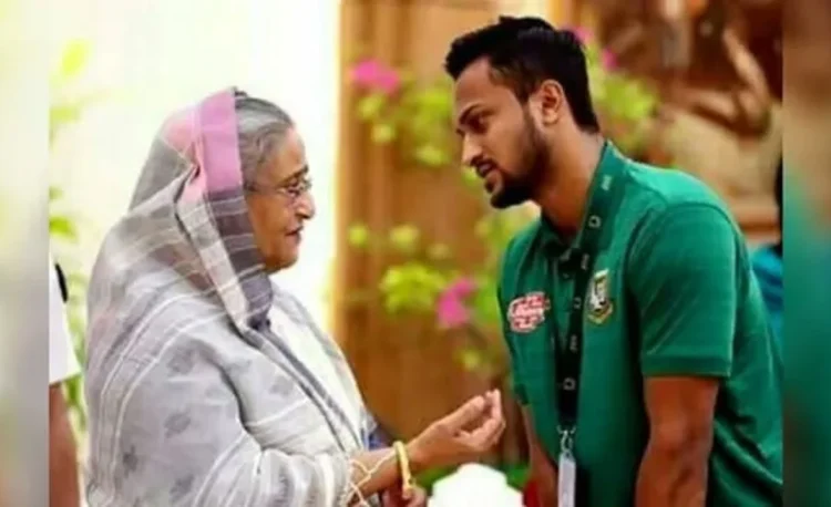 হাসিনার ভার্চুয়াল অনুষ্ঠানে বক্তব্য দেয়ায় সাকিবের বাড়িতে আগুন