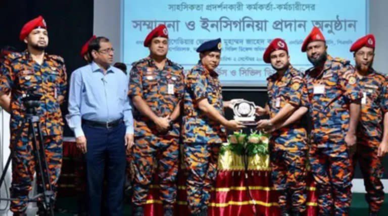 সিলেট বিভাগে ২য় স্থানে মৌলভীবাজার ফায়ার স্টেশন