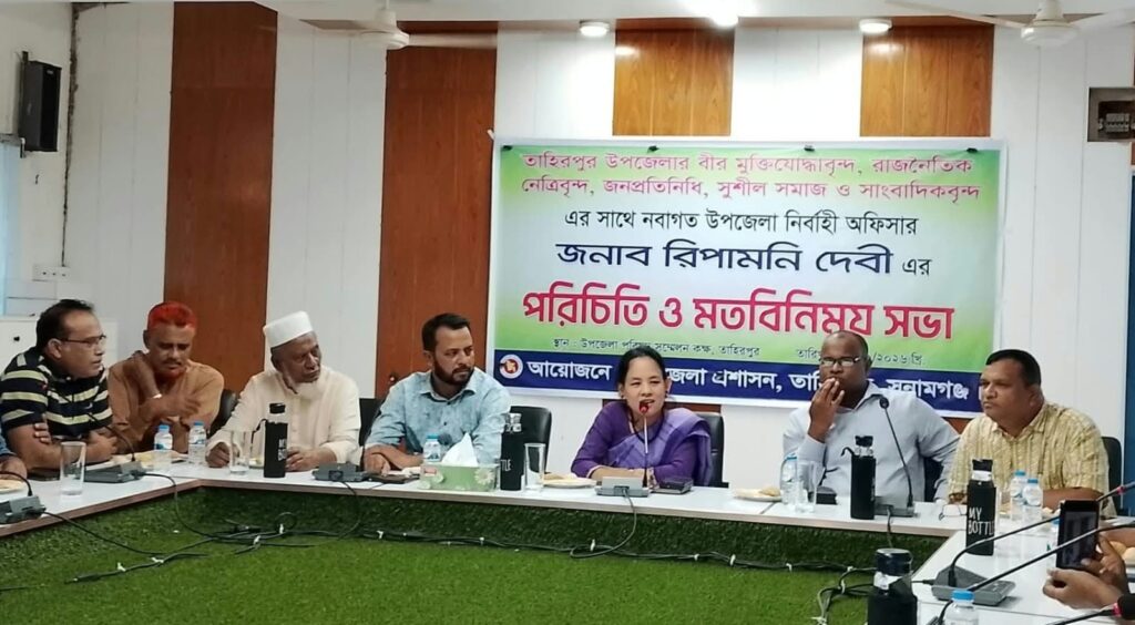 টাঙ্গুয়ার হাওর রক্ষাসহ অবৈধ বালু উত্তোলন বন্ধে কঠোর ব্যবস্থা নেওয়া হবে