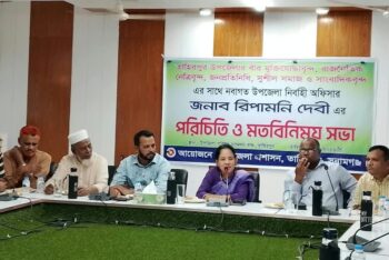 টাঙ্গুয়ার হাওর রক্ষাসহ অবৈধ বালু উত্তোলন বন্ধে কঠোর ব্যবস্থা নেওয়া হবে