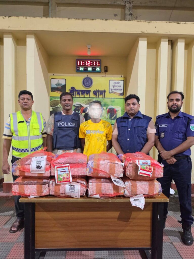 শ্রীমঙ্গলে বিদেশি সিগারেটসহ একজন গ্রেপ্তার